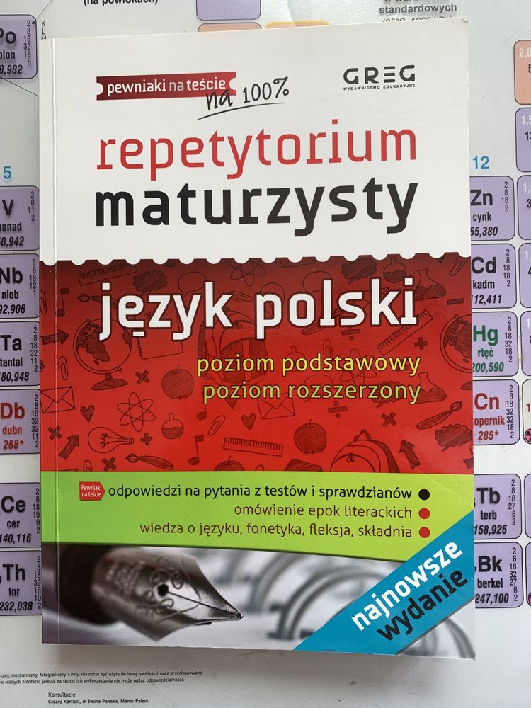repetytorium maturzysty język Polski Greg