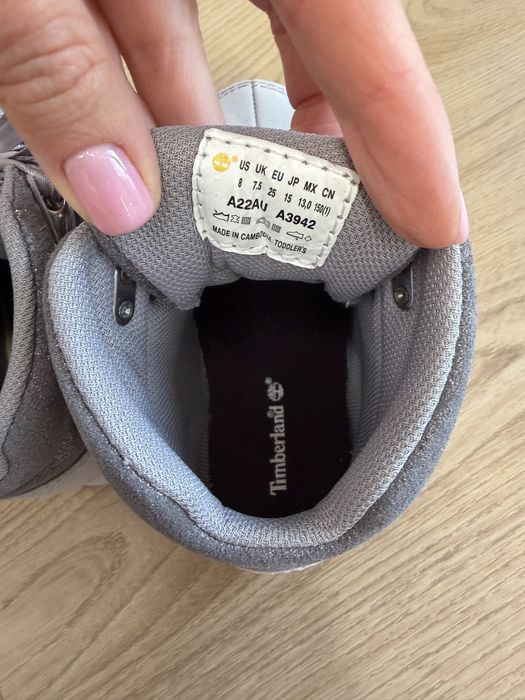 Buciki Timberland trapery dziecięce r.25