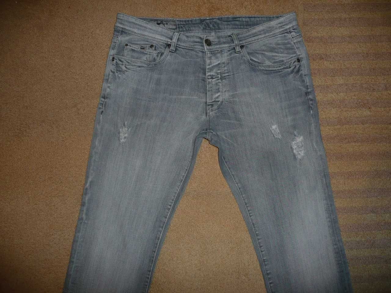 Spodnie dżinsy GAS W34/L34=46,5/110cm jeansy