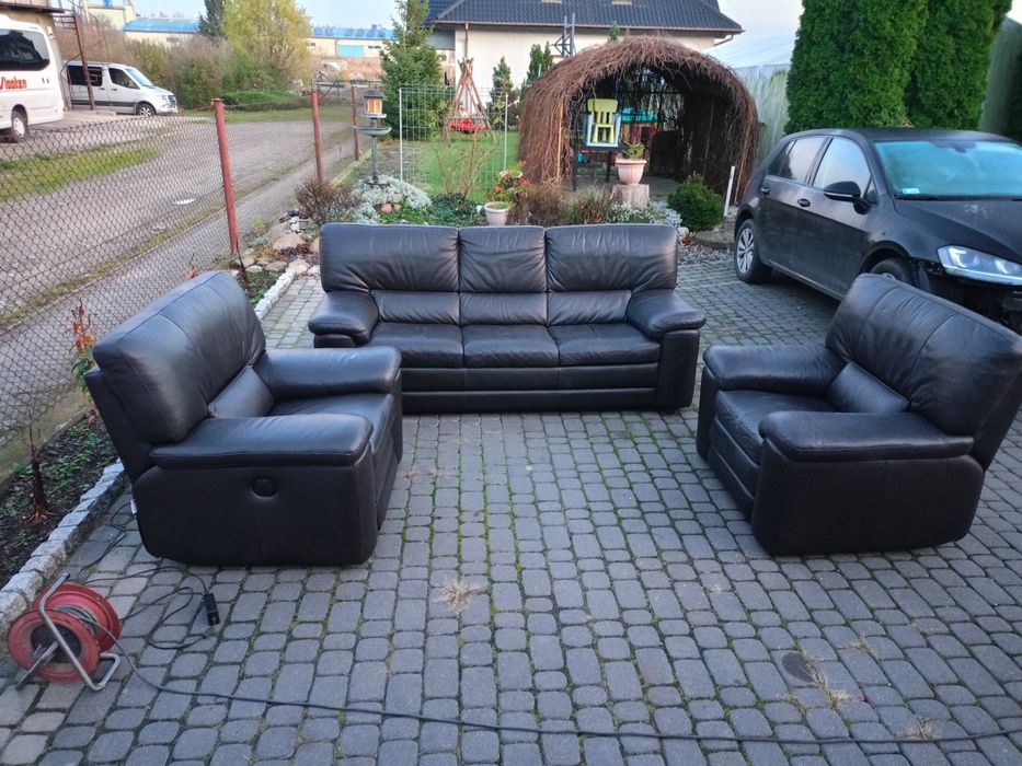 Komplet wypoczynkowy z f-cją relax