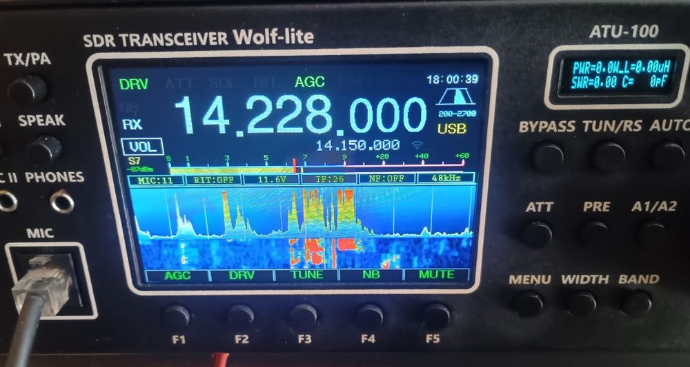 SDR Трансивер (Wolf litе)
