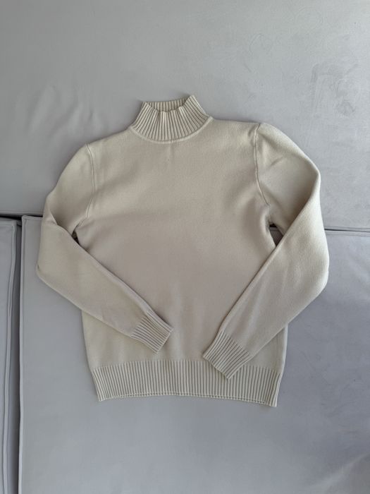 Молочна трикотажна кофта Solmar, котонова, з комірцем, базова, xs-s