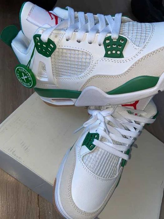 Buty meskie Mokasyny Jordan_4_Retro_SB_Pine_Green R44