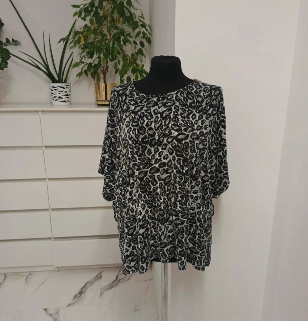 Bluzka nietoperz cekiny XXxl