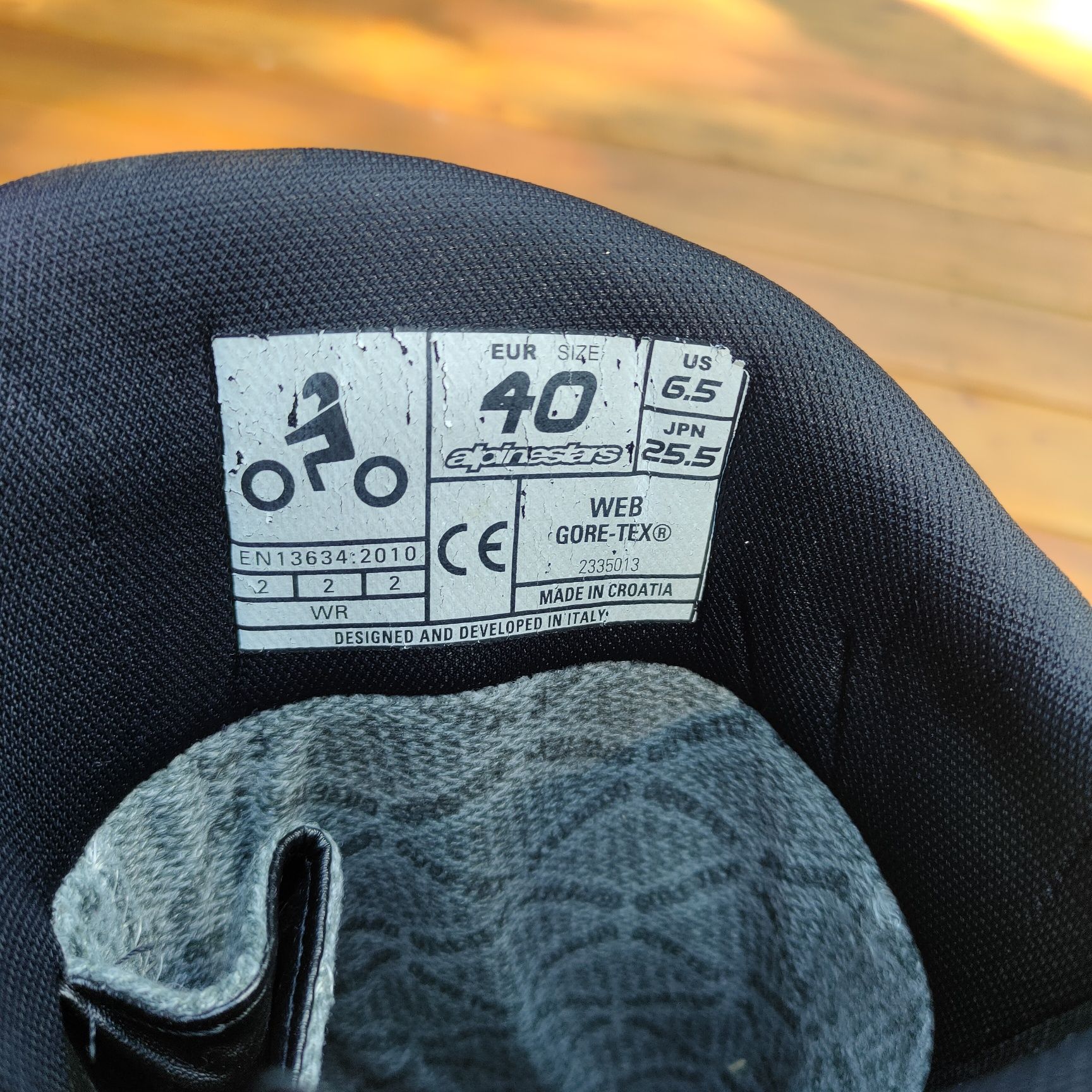 Buty motocyklowe damskie alpinestars 40
