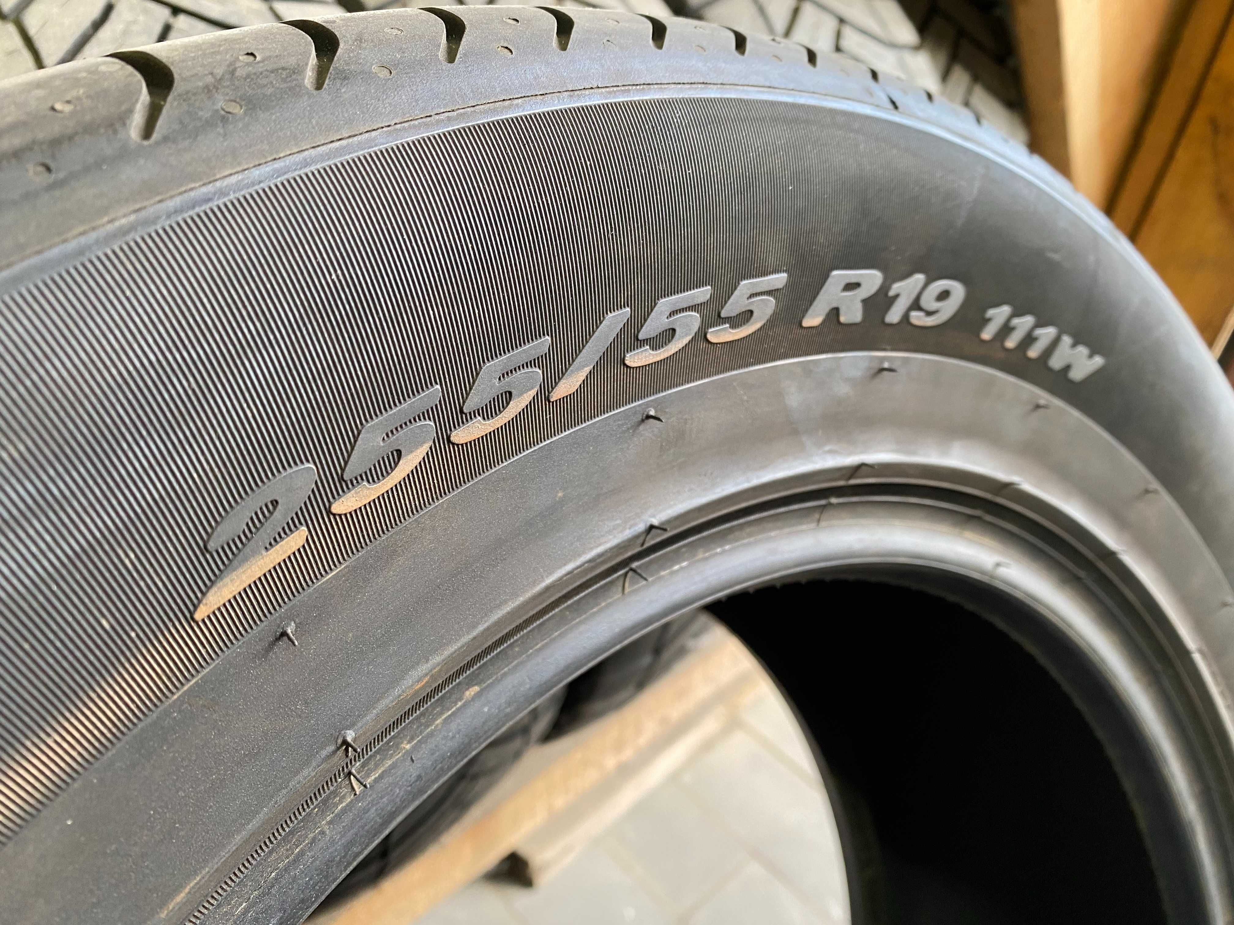 Літні Шини 255/55R19 Pirelli PZero 2020рік 6,5-7мм 4шт