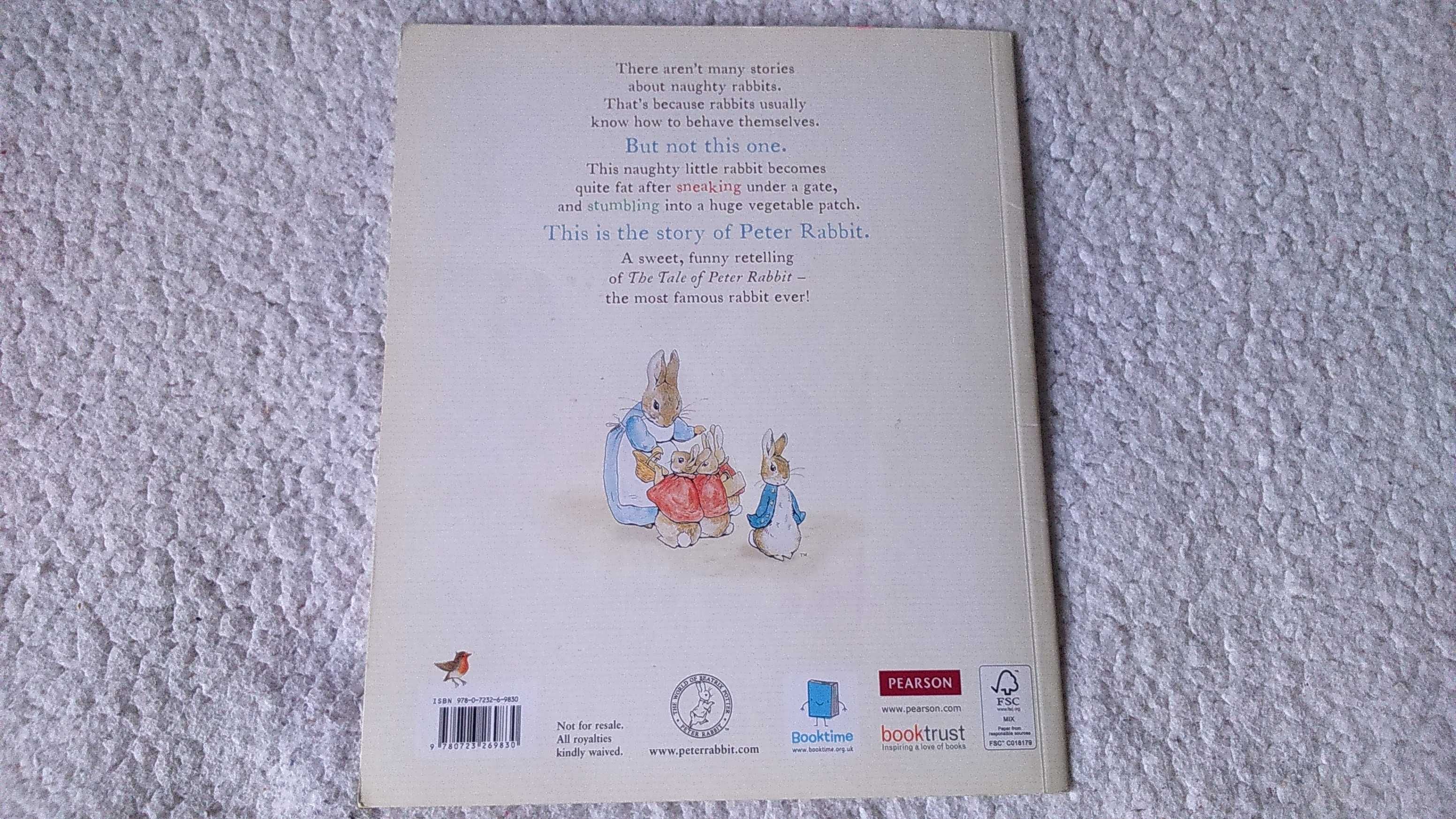 Дитяча книга англійською The Tale of a Naughty Little Rabbit    Potter