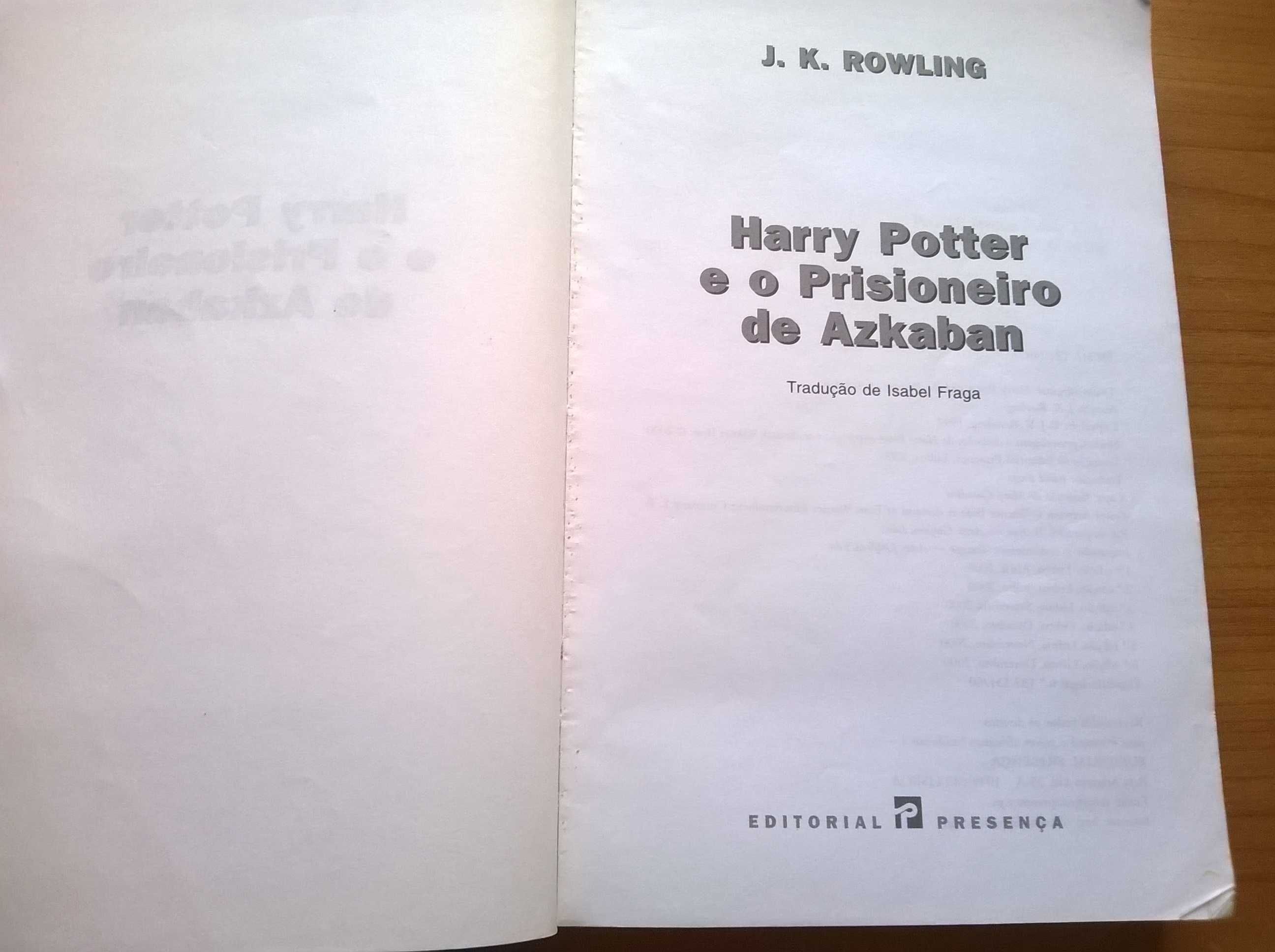 Harry Potter e o Prisioneiro de Azkaban - J. K. Rowling