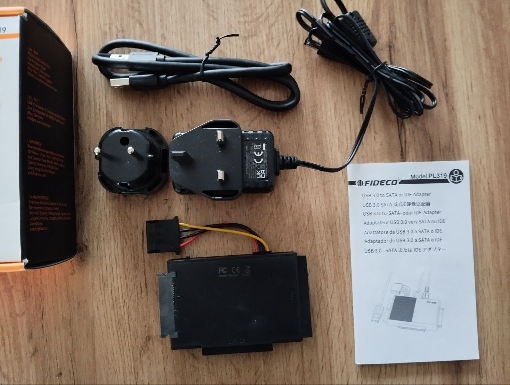 Adapter mostek do dysku USB 3.1 Sata III IDE 16 TB