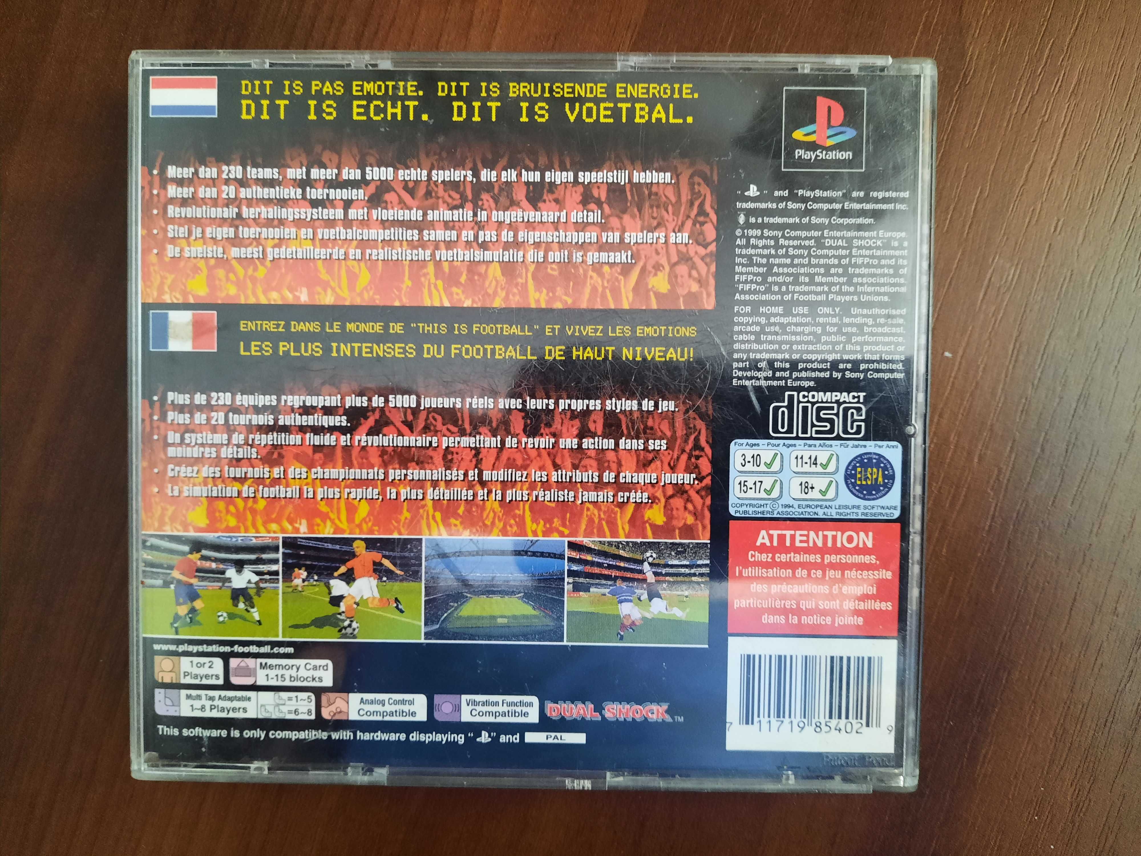 This Is Football PSX ps1