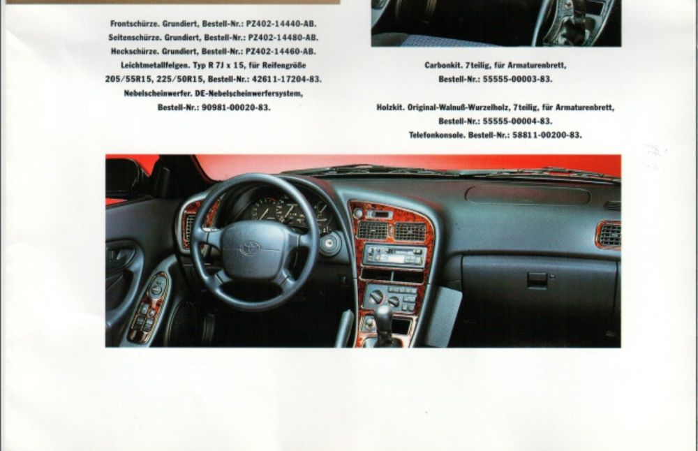 Peças toyota celica 6 geração t20 st202 st 205