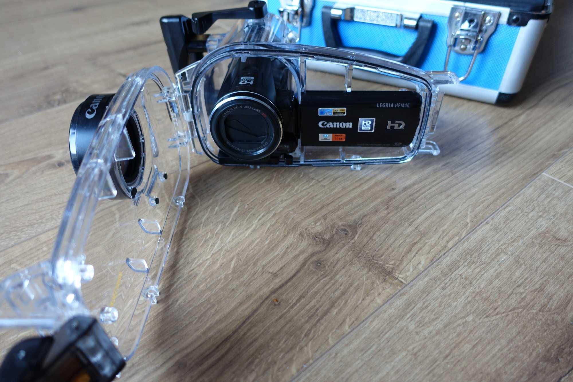 Kamera Canon Legria HF M46 wraz z obudową powdodną WP-V3