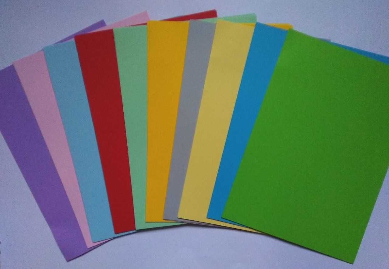 Набір кольорового паперу для друку та ксероксу (100 аркушів)