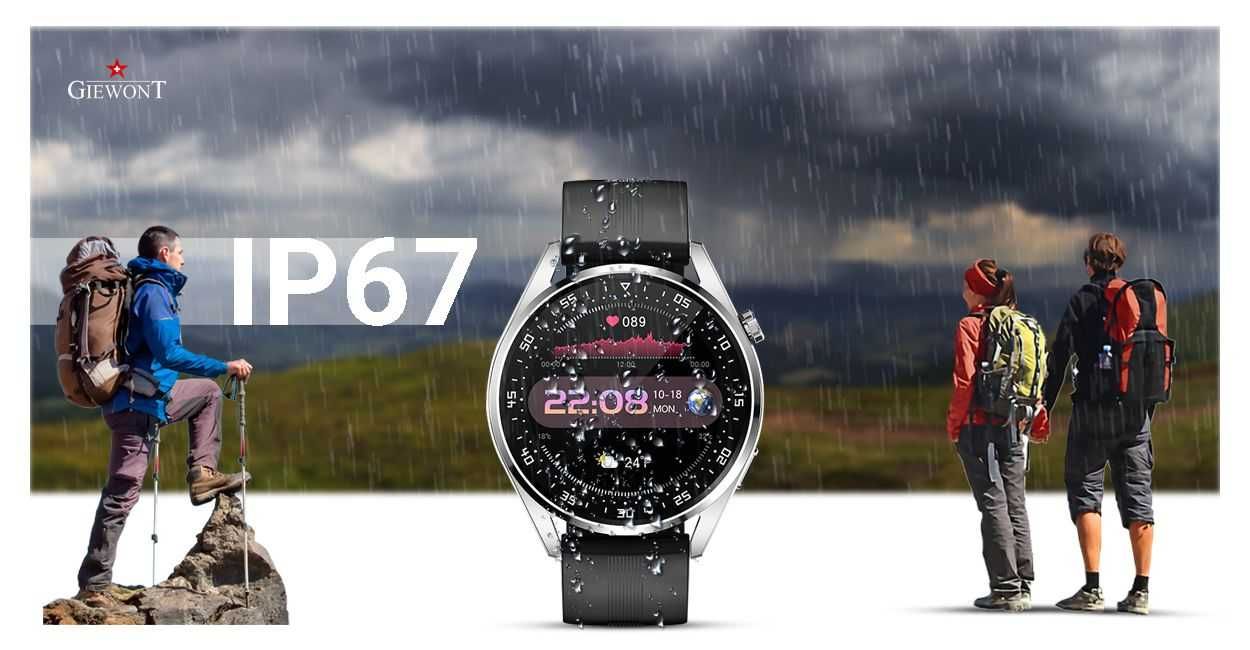 Smartwatch Giewont Vertex SmartCall GW450-4 Silver