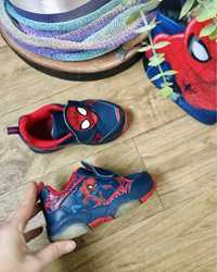 Кроссовки 15,5 см Человек Паук Марвел Spiderman Marvel с подсветкой