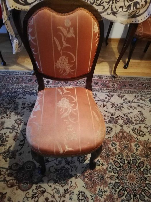 Komplet mebli ludwikowskich dębowych