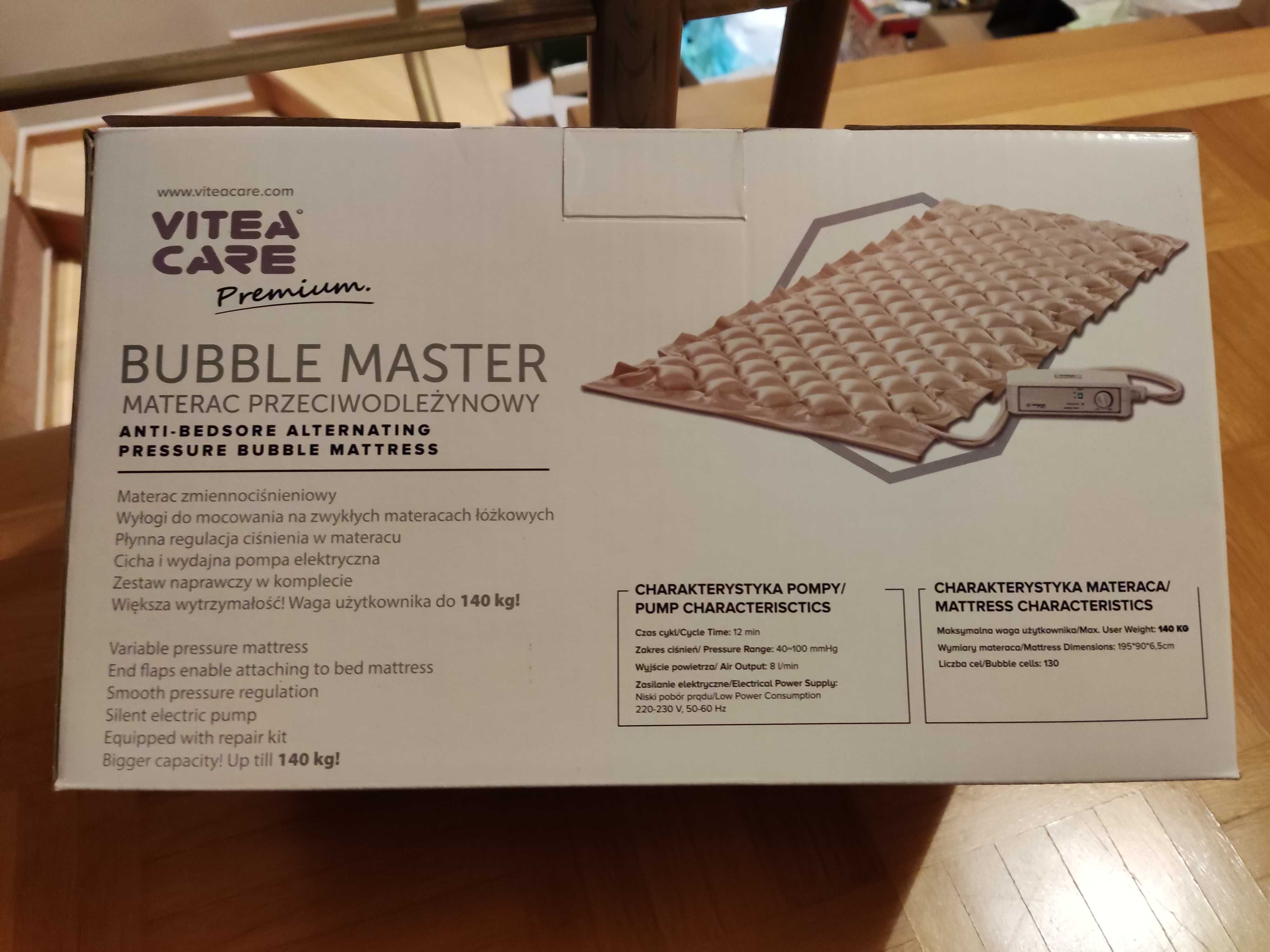 Materac przeciwodleżynowy Bubble Master Vitea Care