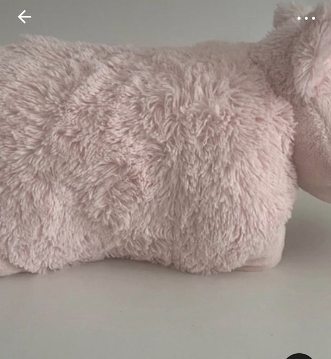 Porquinho que se pode transformar em almofada