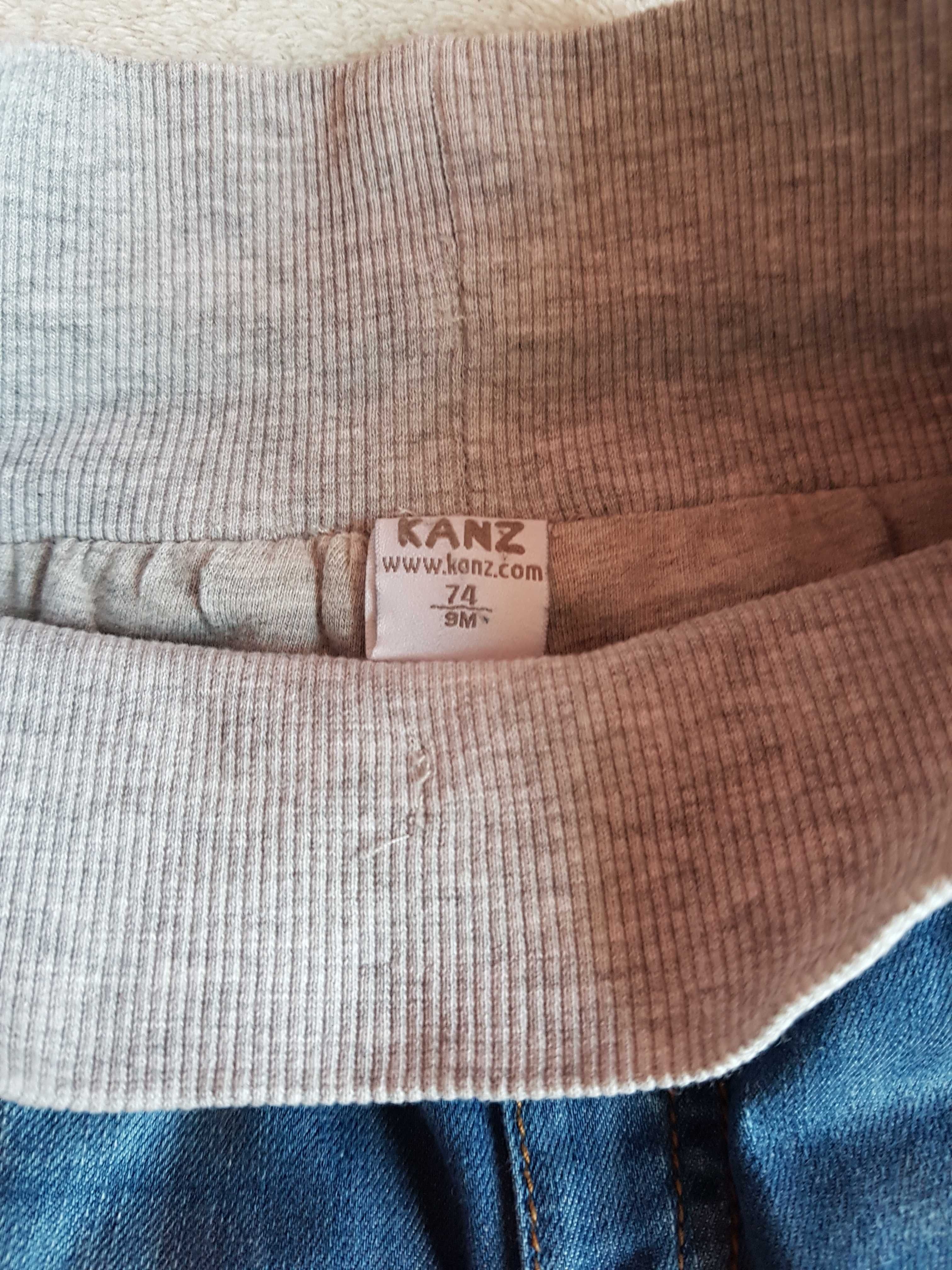 джинсы KANZ (Герм.)на мальчика утепл. 80 см ( 1 год /1,5 год ) и 74 с