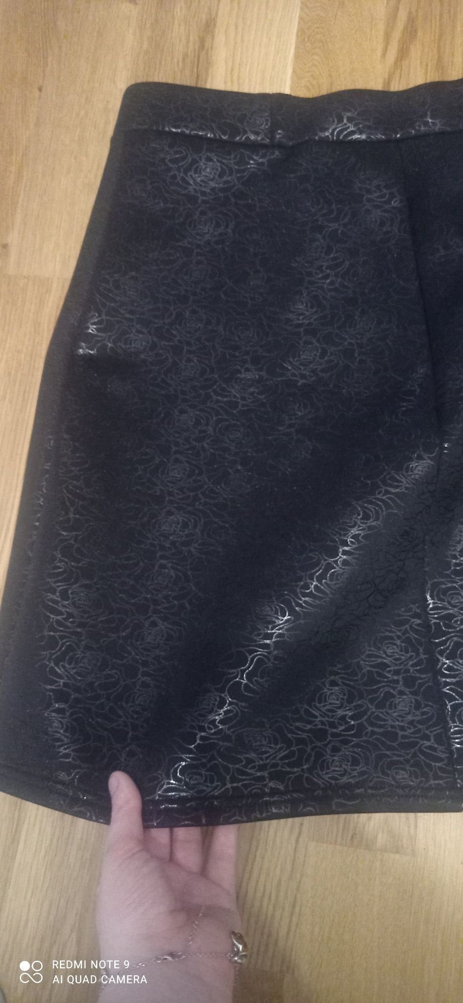 Spódniczka spódnica czarna elegancka L