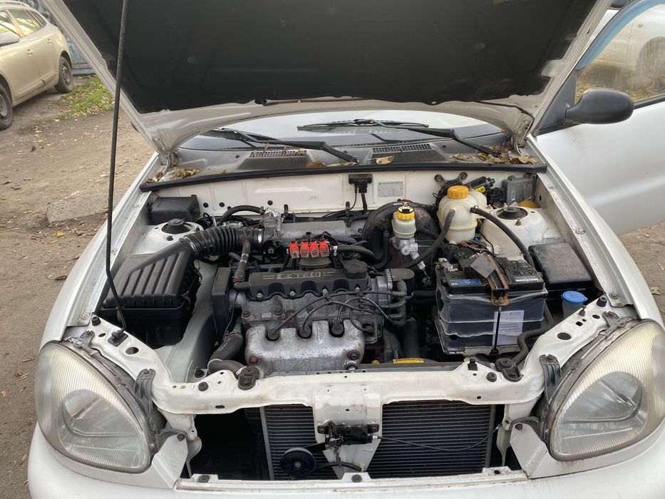 Daewoo lanos білий газ/бензин 1,5