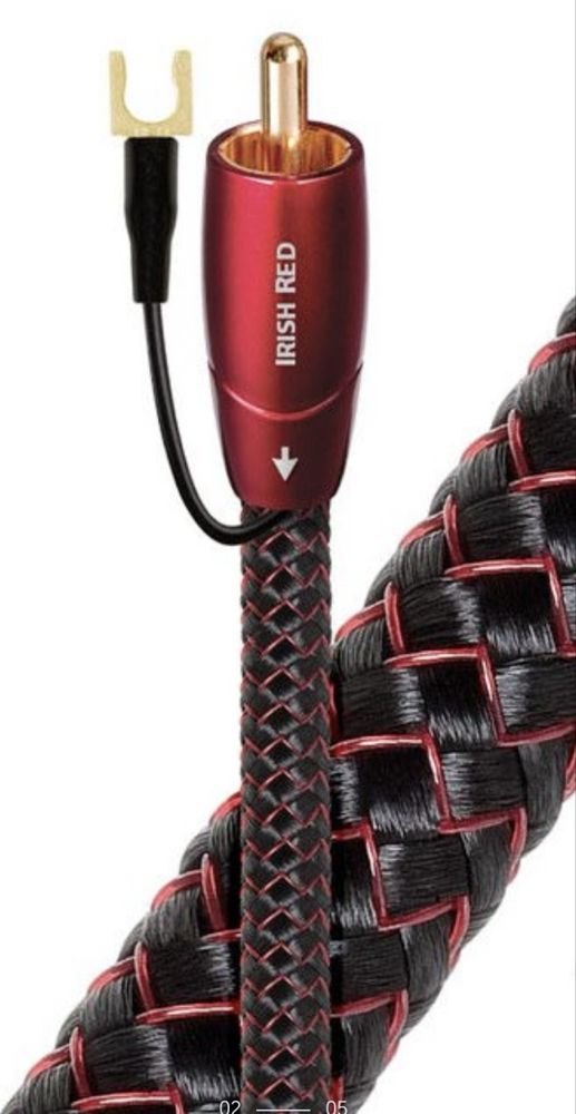 AudioQuest -HDMI -X -1 m/ Evergreen 1m 3.5mm - RCA /sub 2.0m IRISH RED