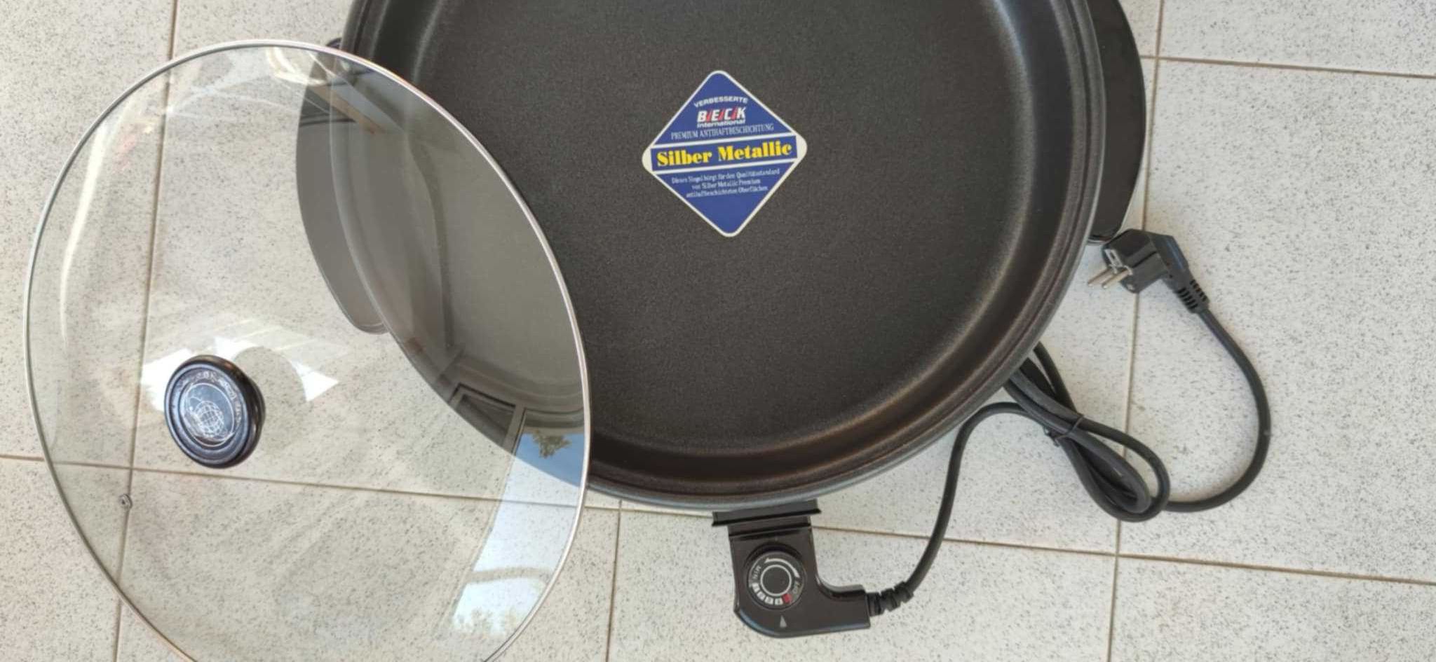 Grelhador/panela eléctrica multifunções 39,5 cm - Novo