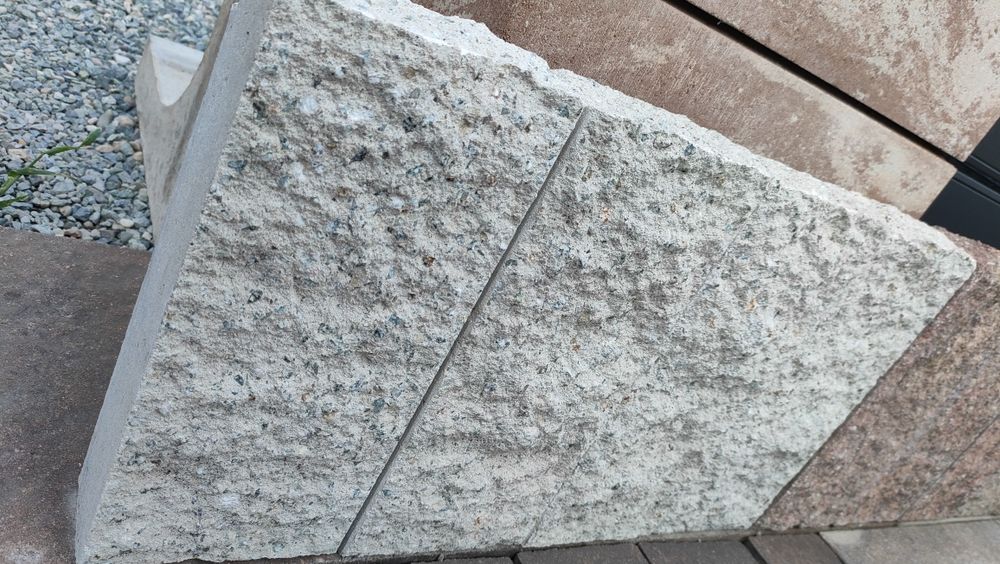 Palisada łupana Palisady łupane krawężnik brukarstwo obrzeże obrzeża