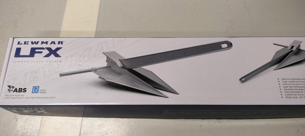 Kotwica jachtowa LFX LEWMAR - aluminiowa- 4.5KG