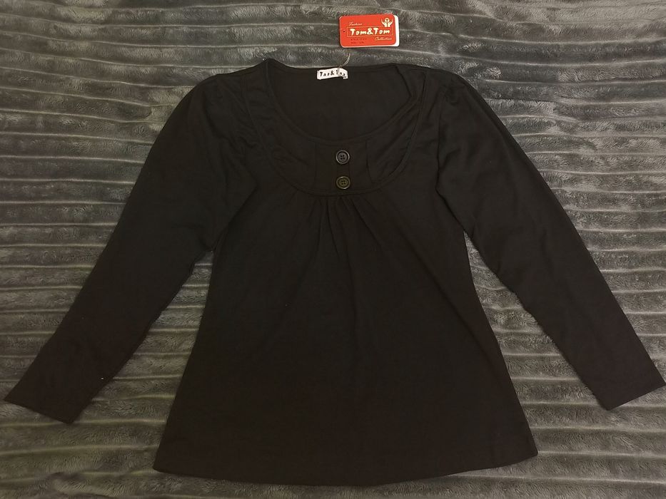 Чорна кофта довга