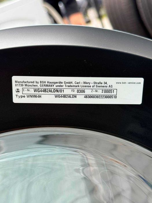 Пральна машина б/в як нова Siemens WG44B2ALDN/01 на9кг #07360 Germany