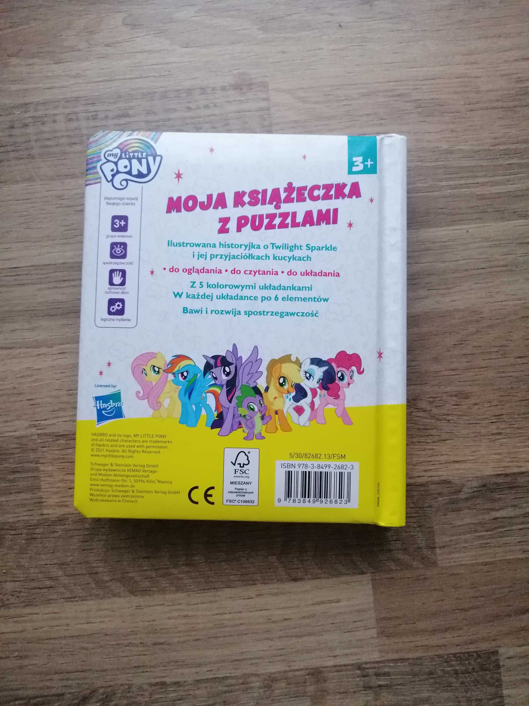 Puzzle w twardej oprawiei My Little Pony Hasbro