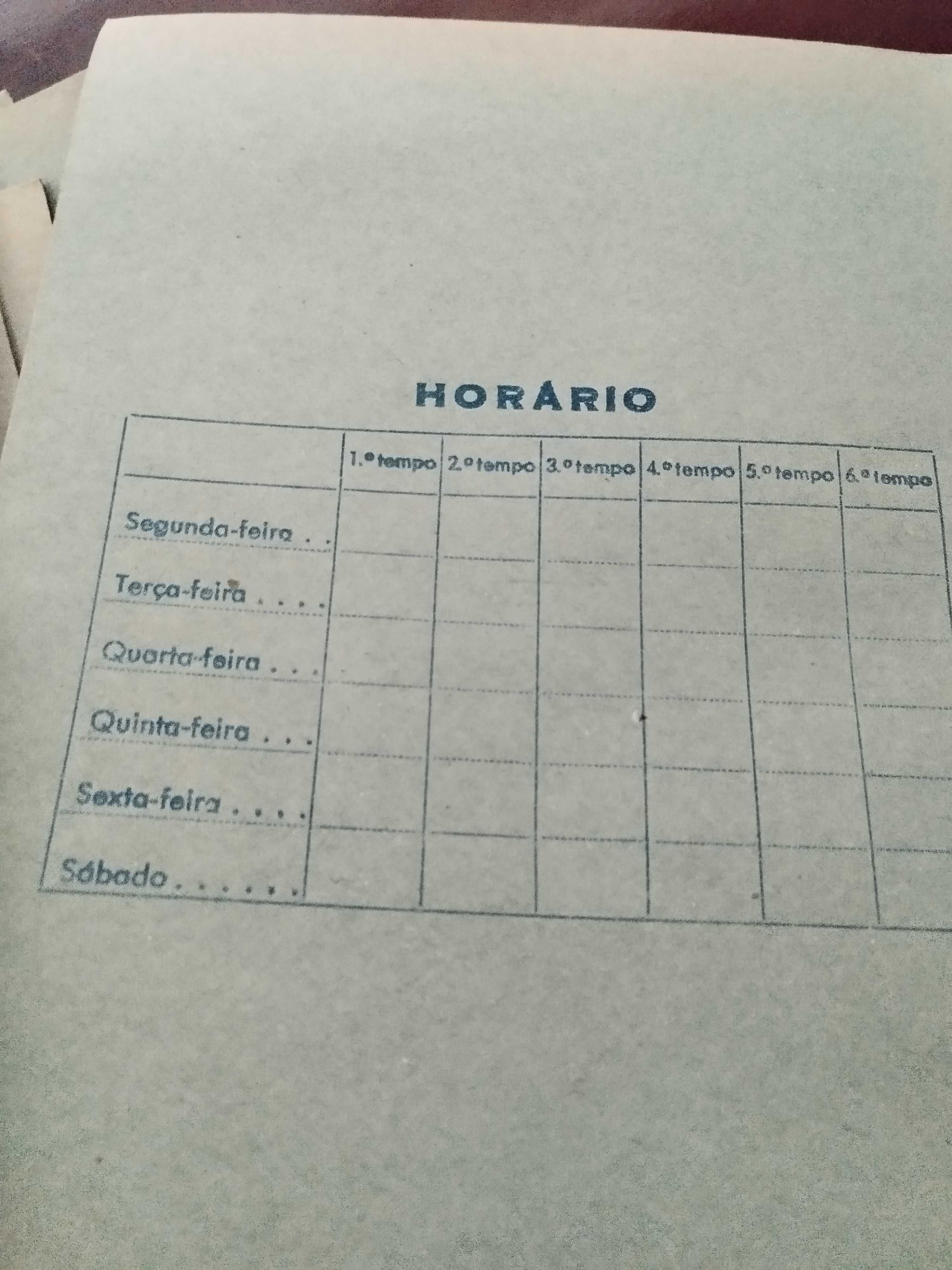 Cadernos escolar antigos