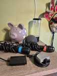Dwa mikrofony Singstar do PlayStation 3 i Ps2 i kamera