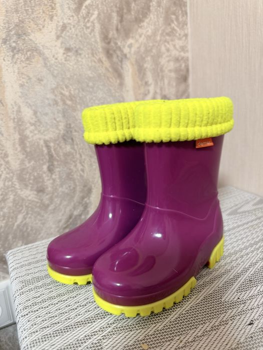 Чоботи резинові з утепленням demar 22 23