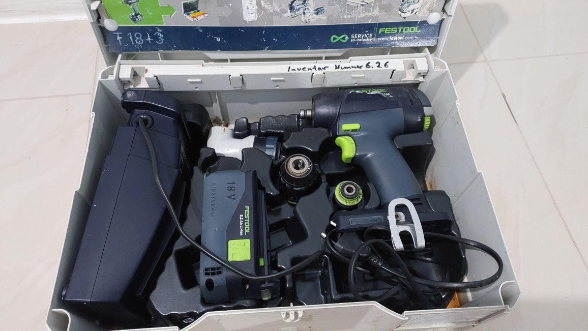 Акумуляторний дриль-шуруповерт Festool T 18+3 C