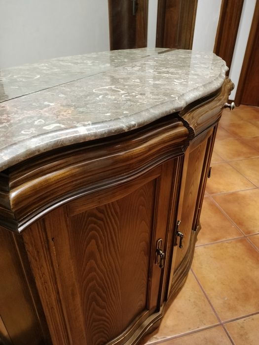 Móvel de corredor/entrada/sapateira "só aceito dinheiro em mão"