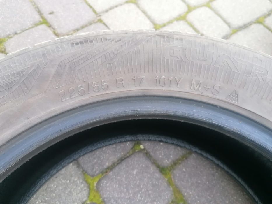 Komplet opon wielosezonowych Vredestein Quatrac Pro 225/55/17, 2019r.