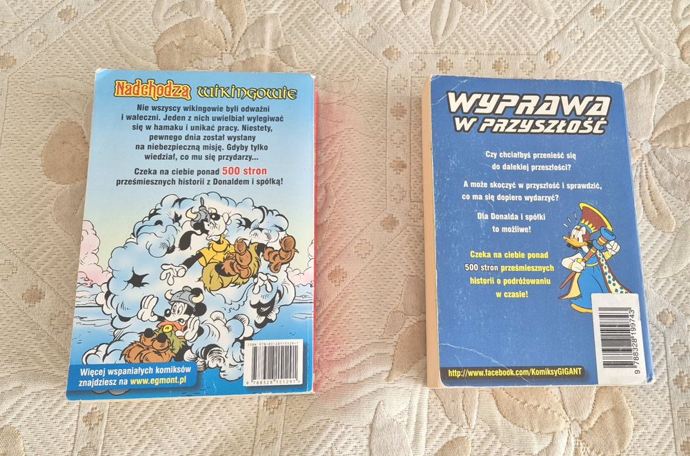 Komiksy Mega Giga i Gigant Mamut 512 stron - zestaw 2 książek