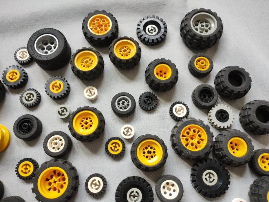 LEGO technic retro vintage koła mix 0,73 kg