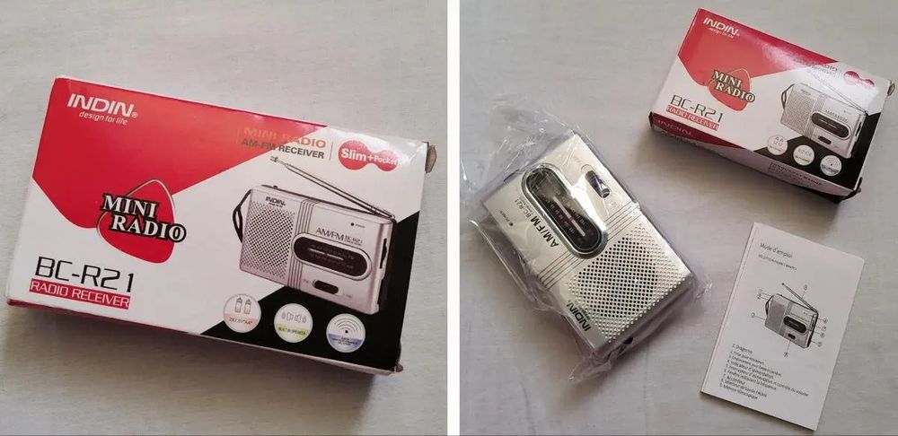 Rádio  portátil FM leitor de musicas a pilhas