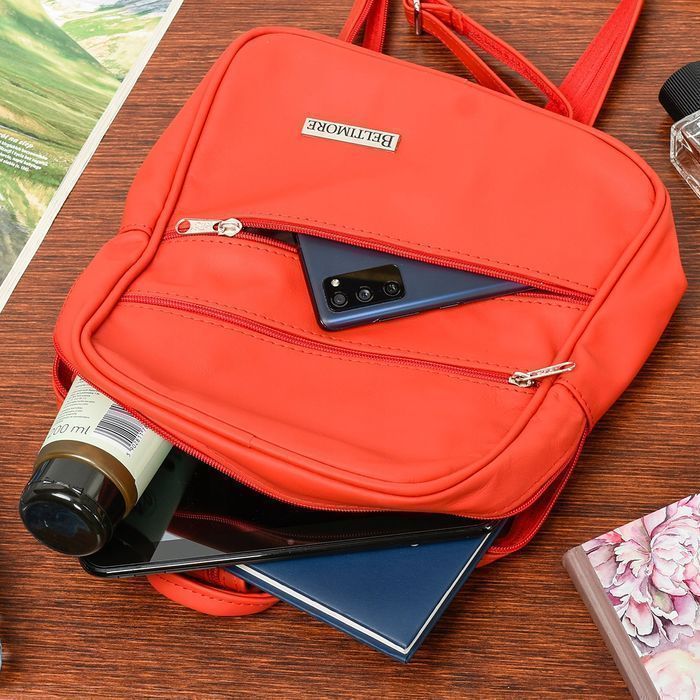 Plecak skórzany damski pojemny zgrabny Beltimore bestseller hit nowy