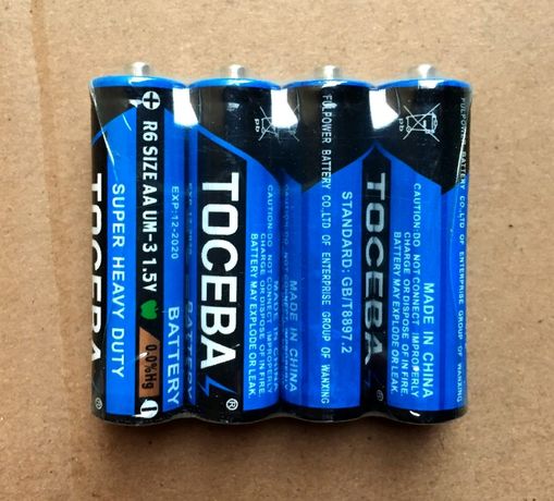 Батарейки Toceba R03 AAA 60шт Пальчиковые  Тошиба Toshiba