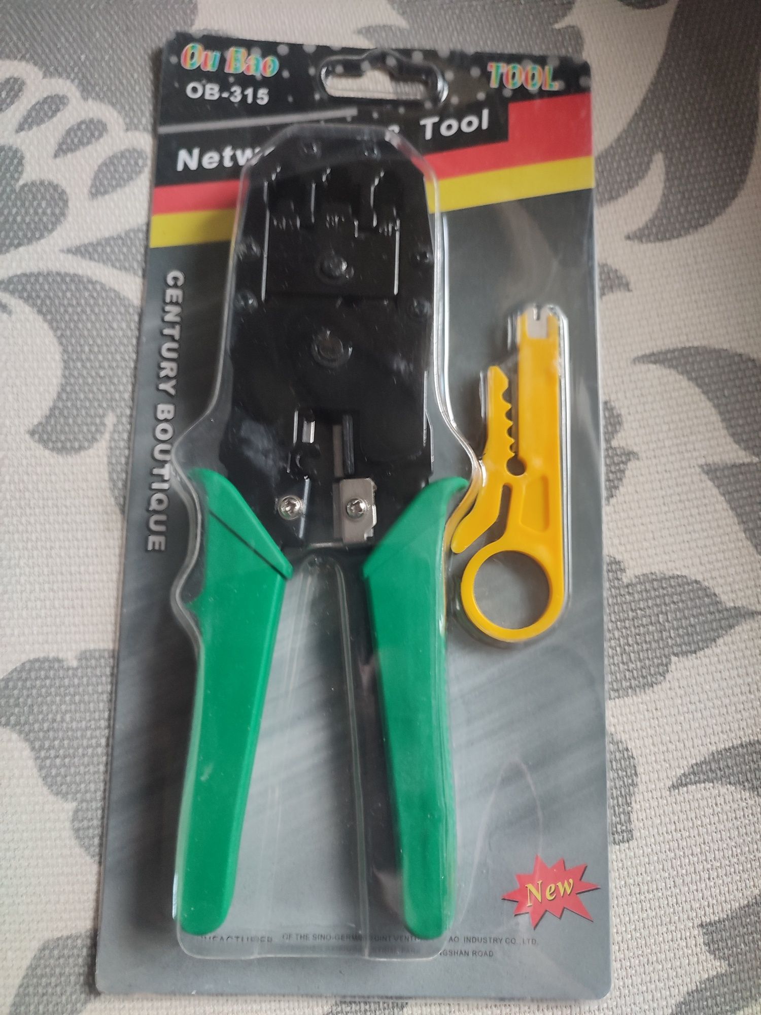 Incutex szczypce zaciskowe do wtyczki sieciowej RJ45/11 nowe prezent