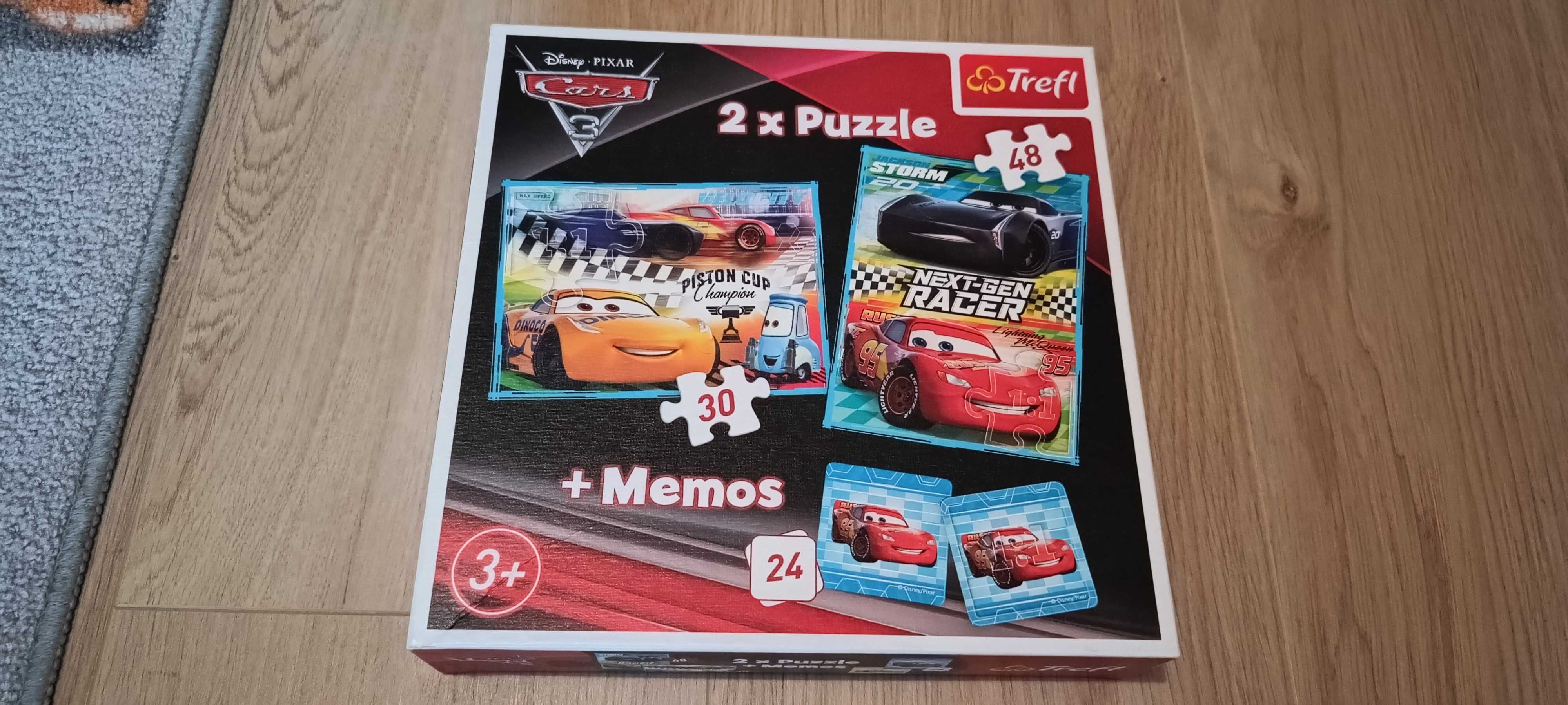 Puzzle Cars auta 3w1  memory