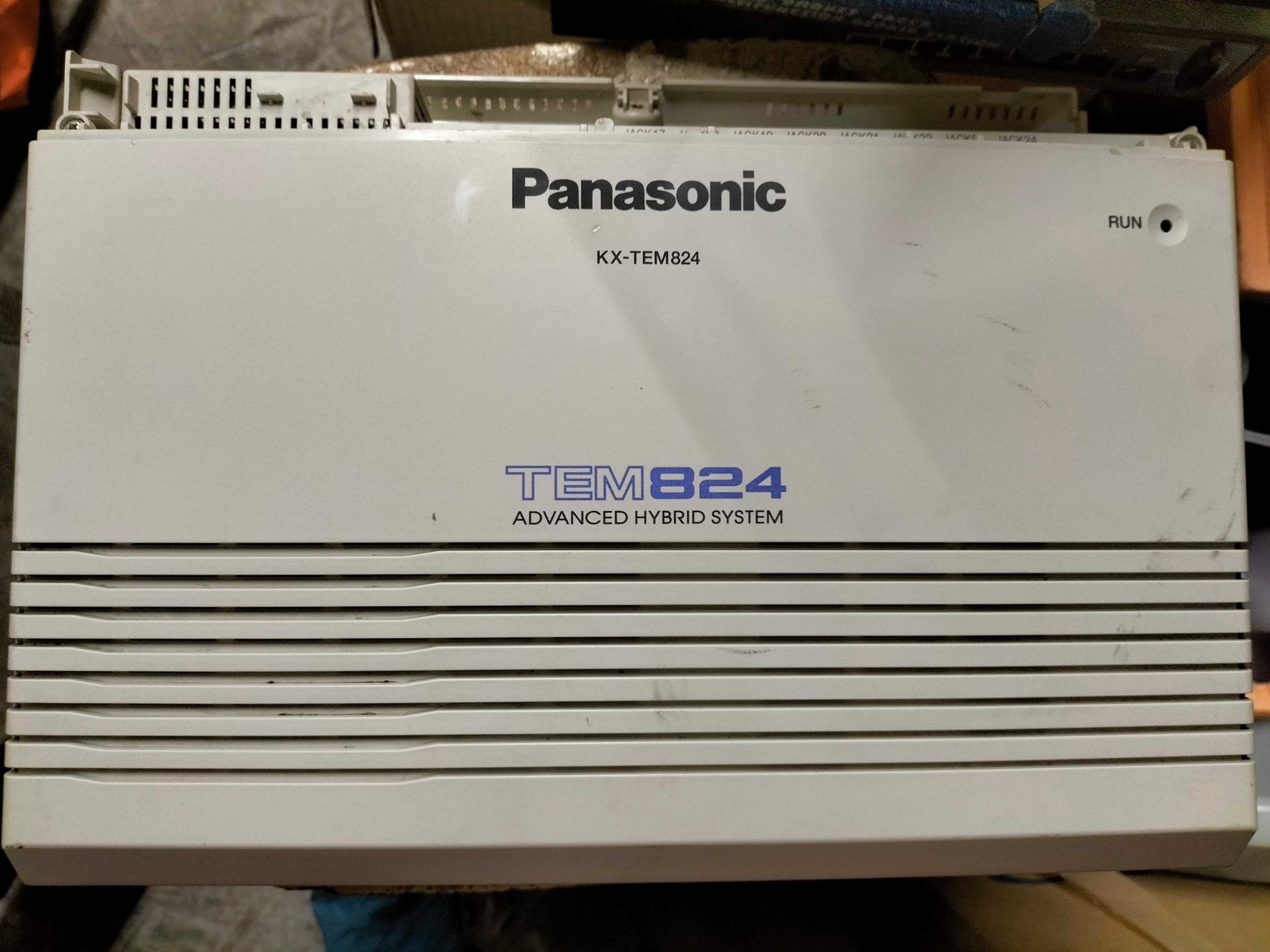 Мини АТС Panasonic KX-TEM824 6вх/24вн. (с доп. модулями)