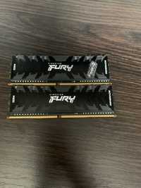 Оперативная память Kingston Fury ddr4 3600 Mhz 16 гб