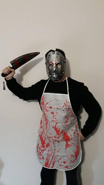 Костюм Мясника Безумный Повар Косплей Хэллоуин Джейсон Вурхиз