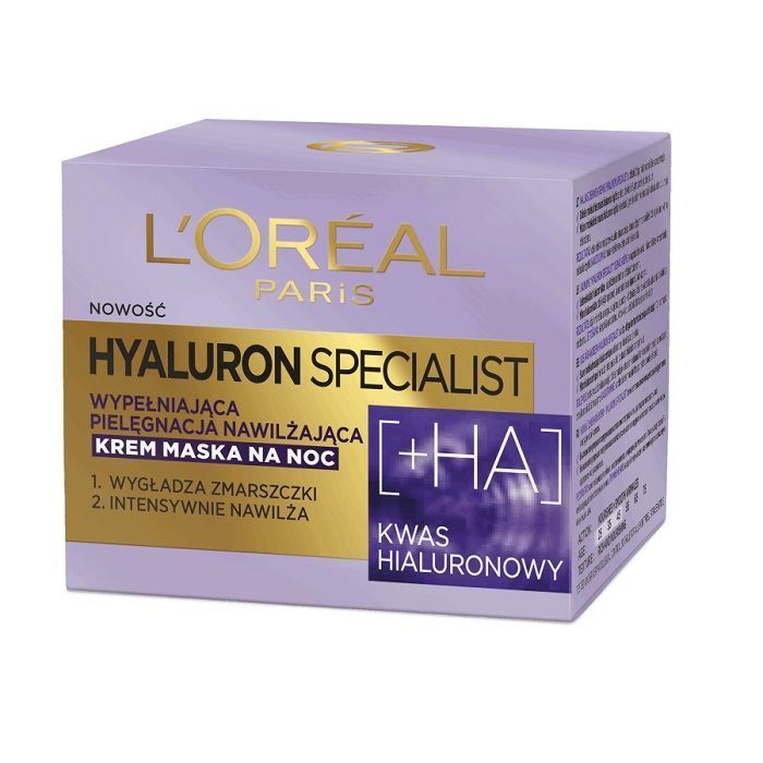 L'Oreal Paris maska na noc wypełniająca pielęgnacja nawilżająca 50ml