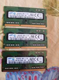 Memórias DDR3 (12800s) 4 Gb  portátil